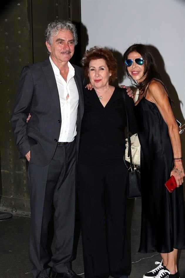 Sergio Yazbek, Emma Molina y Cristina Lankenau