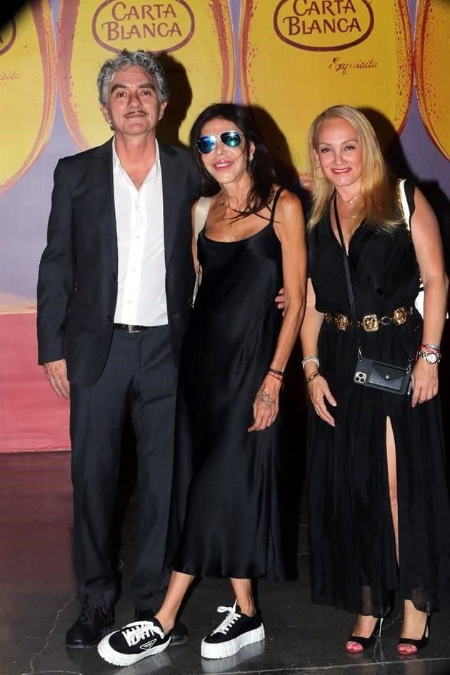 Sergio Yazbek, Cristina Lankenau y Thelma Cora Garza