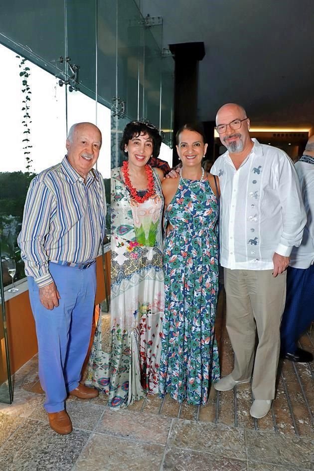 Bruno Newman, Patricia Agraz, Maye Castro y Carlos Puig