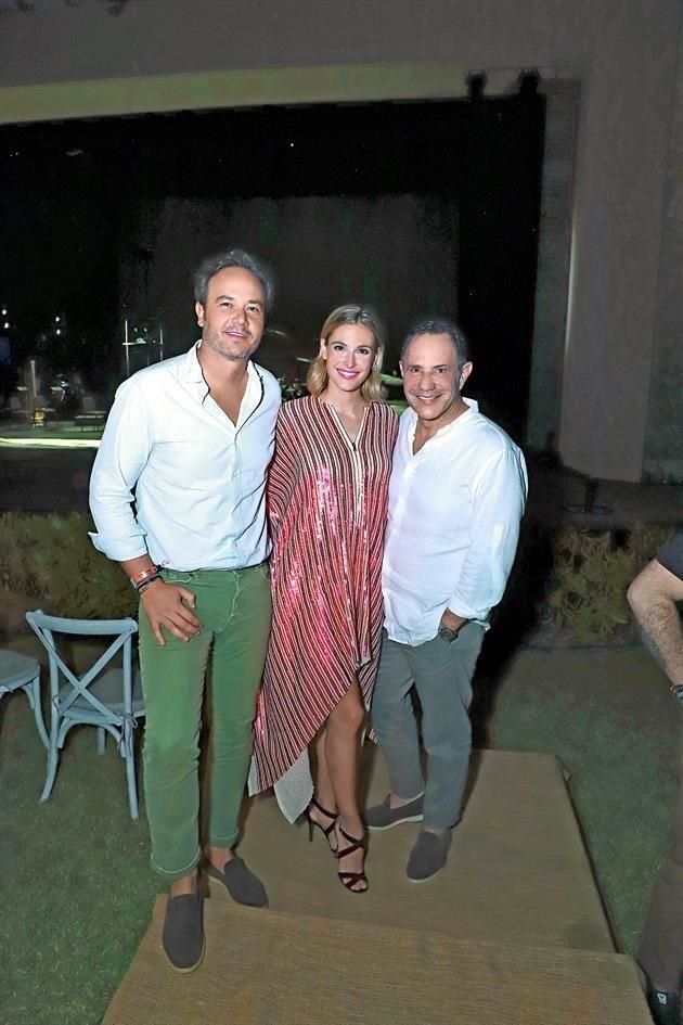 Andrés Carretero, Alejandra Andreu y Sergio Berger