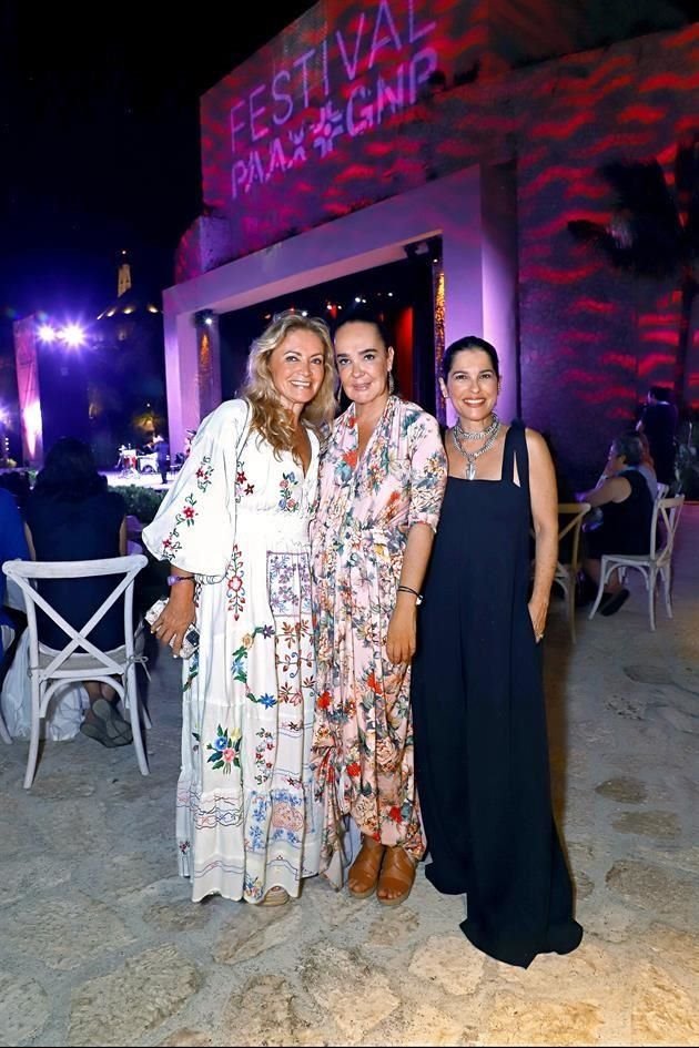 Rosaura Henkel, Margarita Pérez Cuéllar y Martha Debayle