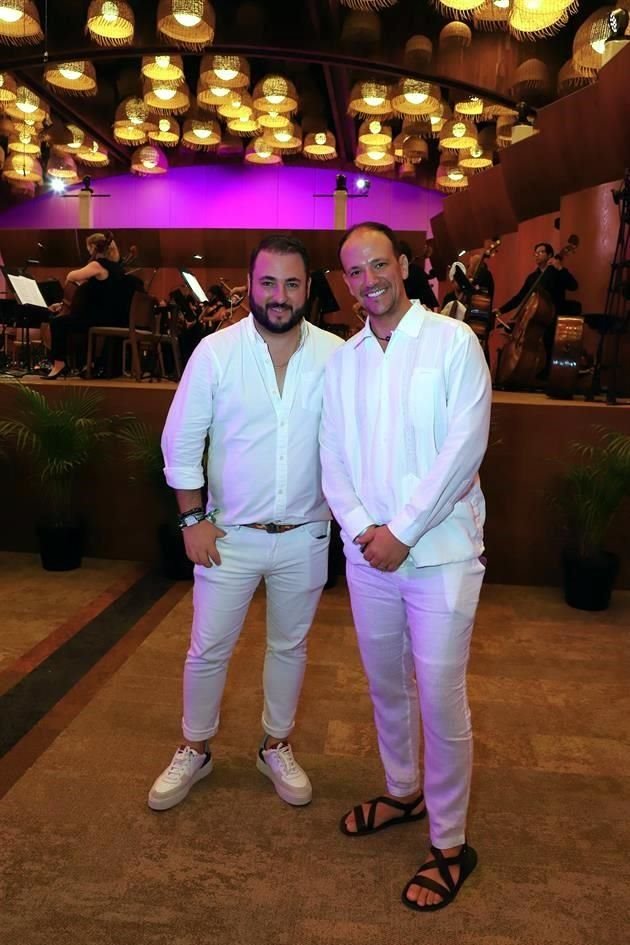 Víctor Martínez y José Manuel Borbolla
