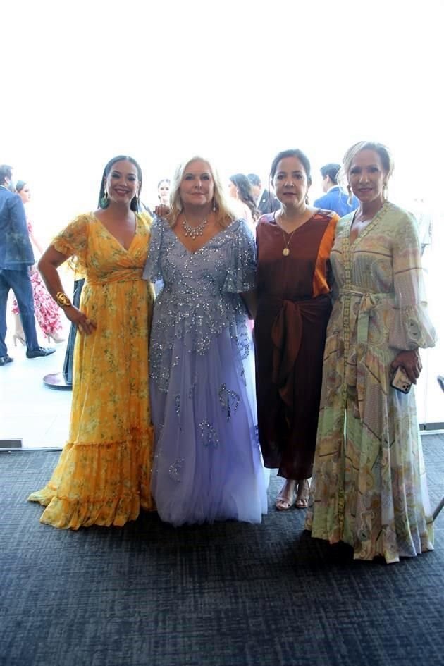Mireya Montemayor Pérez Salinas, Miriam Villarreal de Back, Sonia Ballesteros de Menchaca y Gina Manautou de Maiz