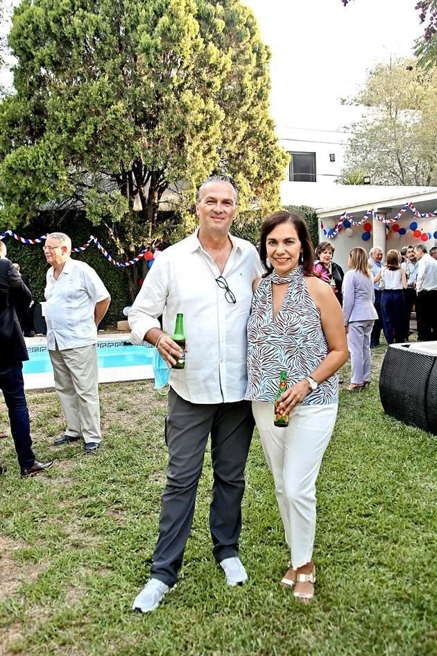 Stephan Van den Ouweland y Claudia Monterubio