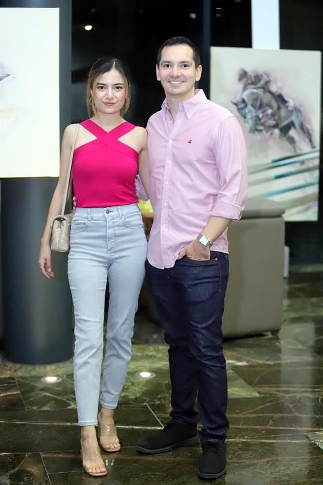 Sofía Valle y Marcelo Ochoa