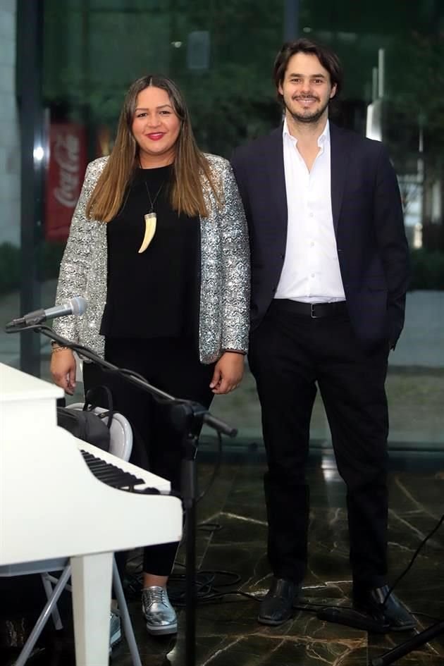 Olaya López y Fernando Amaya