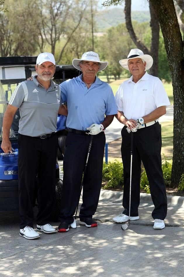 Adrián Martínez Rodríguez, Carlos Guerra Guerra y Javier Garza Longoria