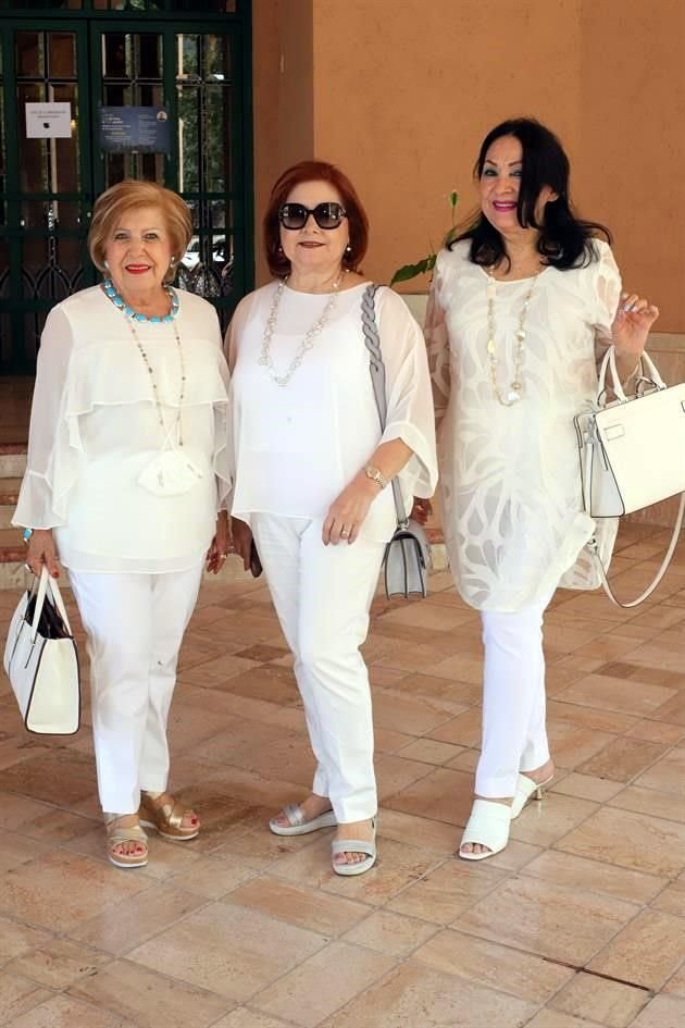 Graciela Garza de Cantú, Flora C. de Castillón y Teresa González de Robles