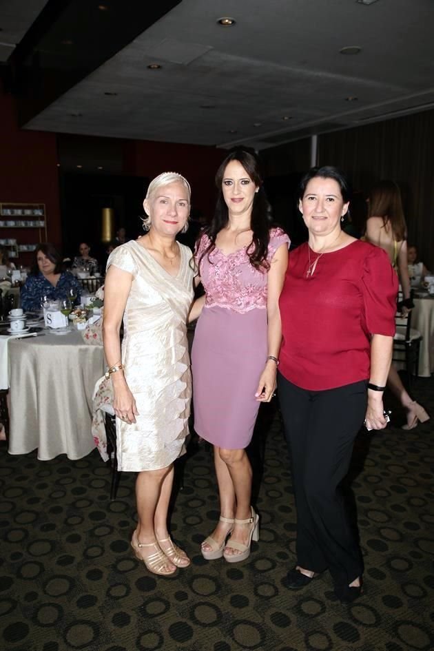 Mónica Garza de García, Ana Laura Navarro de Villarreal y Rosa Linda Walls de Arizmendi