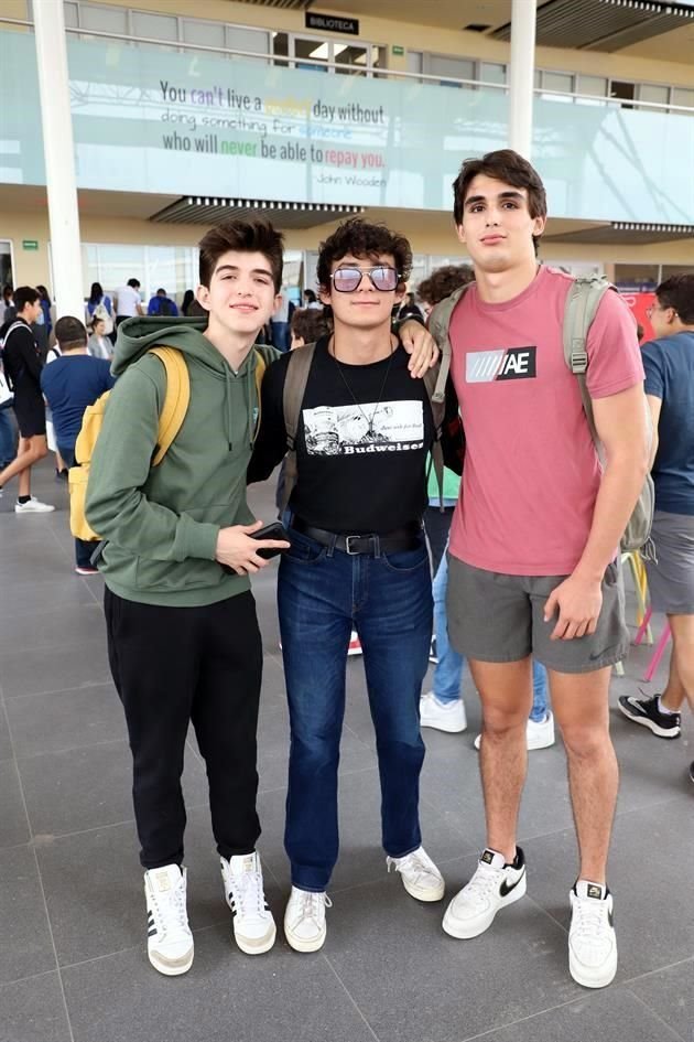 Jesús García, Marcelo Puente y Eduardo García