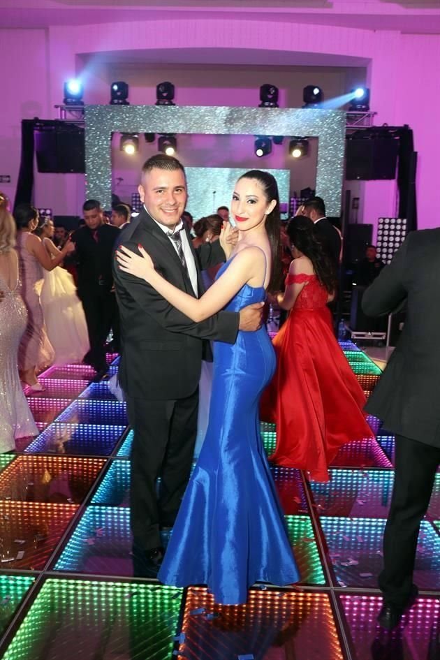 Luis Córdova y Vanessa Treviño