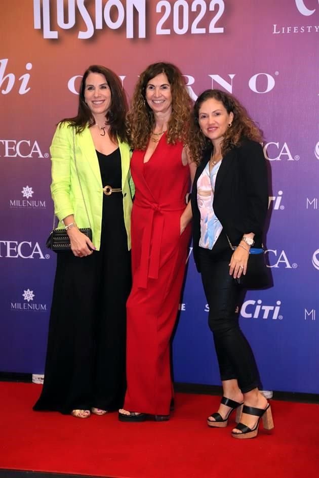 Julieta Mollo, Laura Barzola y Gaby Marroquín