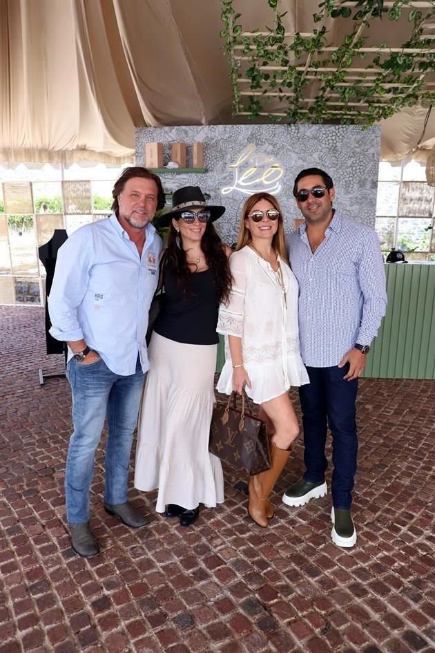René Strickler, Rubí Cardozo, Krupskay Almaguer y Jorge Martínez 