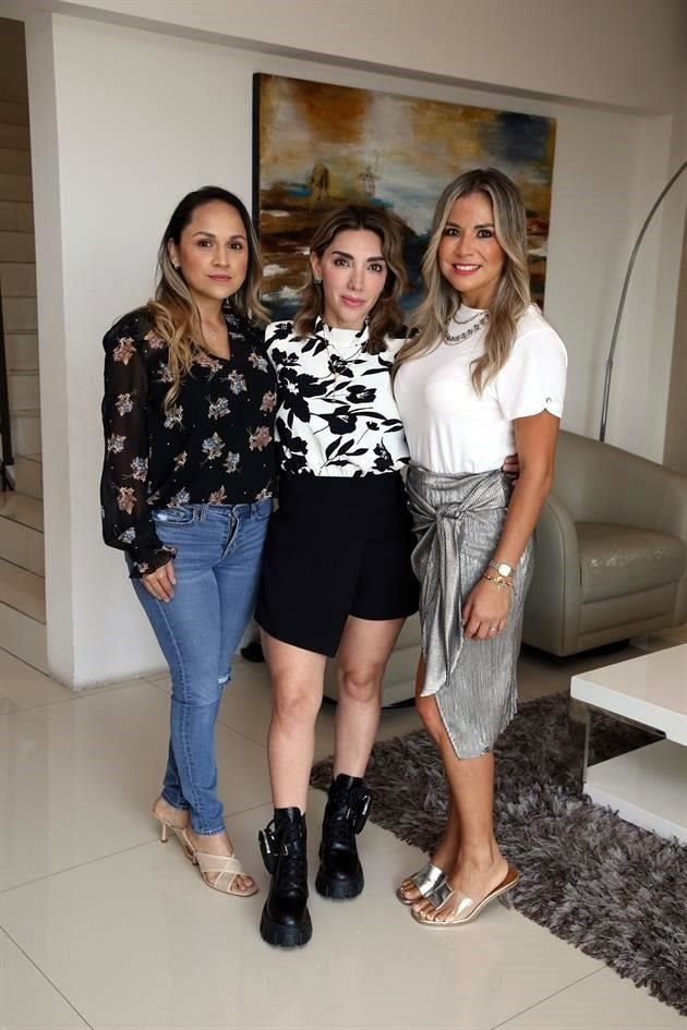 María Castillo, Sandy Hernández y Celem Luna