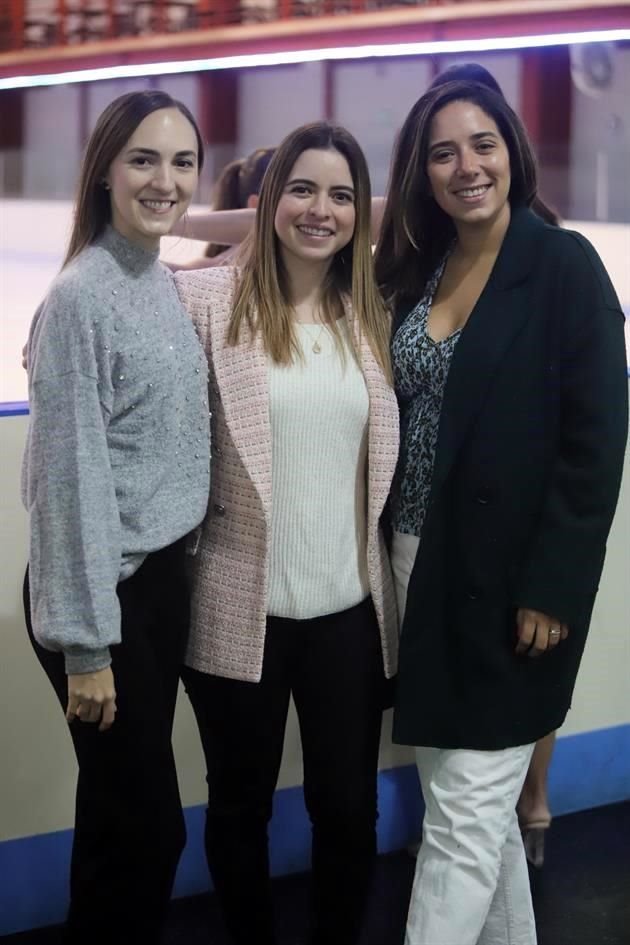 Lucia de la Garza, Paola Heredia y María Elena García