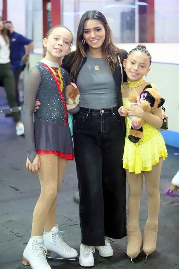 Emilia Algara, Mercedes Galván y Karol Puentes