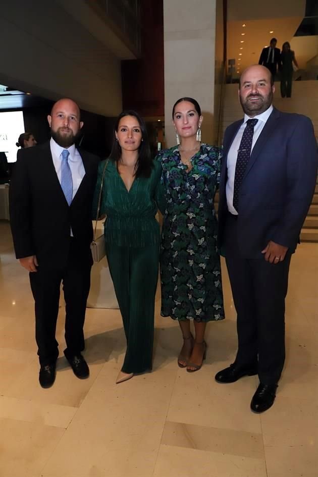 Javier Navarro, Priscila de la Vega, Cecilia García y Marcelo Galván