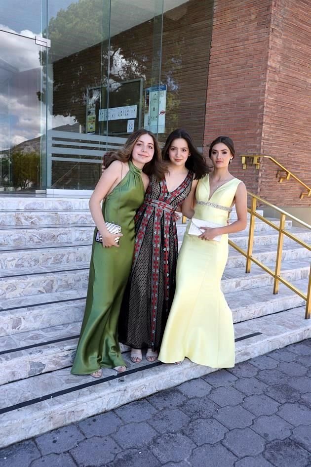 Catalina de la Fuente, Gaby de la Garza y Ximena de la Garza