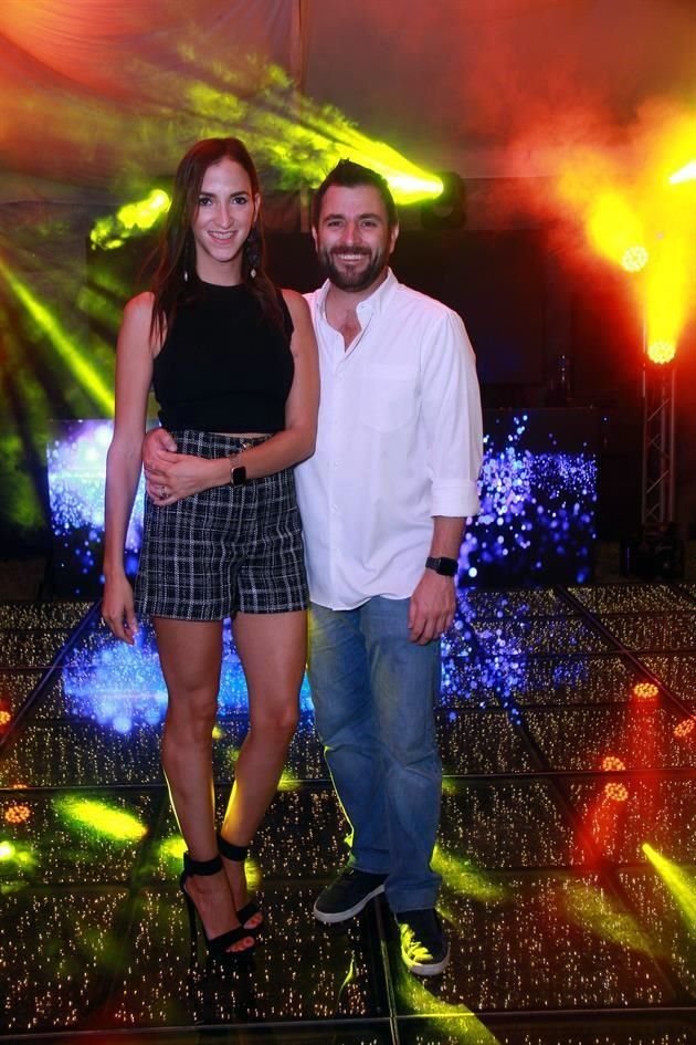 Melissa Falcón y Vicente Treviño