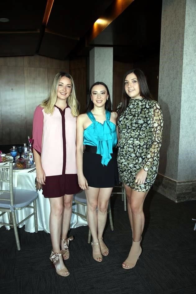 Anapaula Solano Peña, Ana Lucía Garza y Alejandra Garza