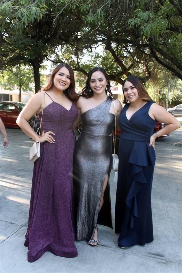 Alexa López, Aislin Rosado y Diana Mata