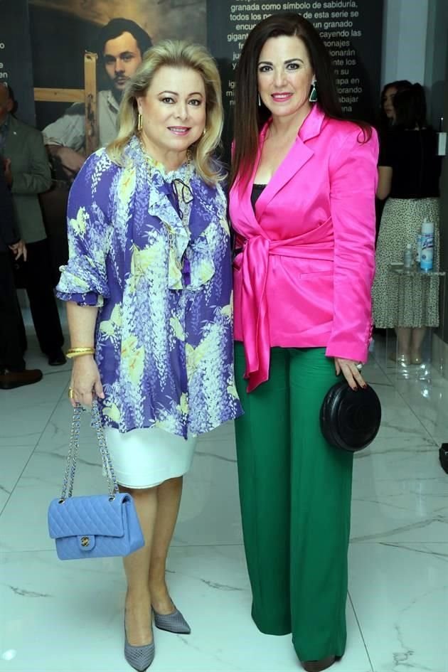 Marina Benavides de Castilla y Marlene Dávila de Rodríguez