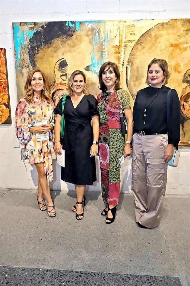 Cecilia Garza, Alexandra Armstrong, Elvia Garza y Alejandra Vela