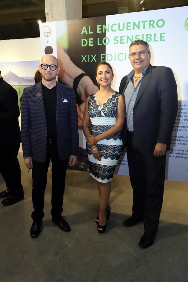 Rafael Sánchez, Mary Carmen Villalonga y René Elizondo