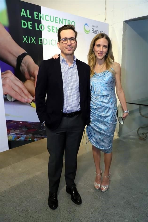 Óscar de la Garza y Mónica Zambrano de De la Garza