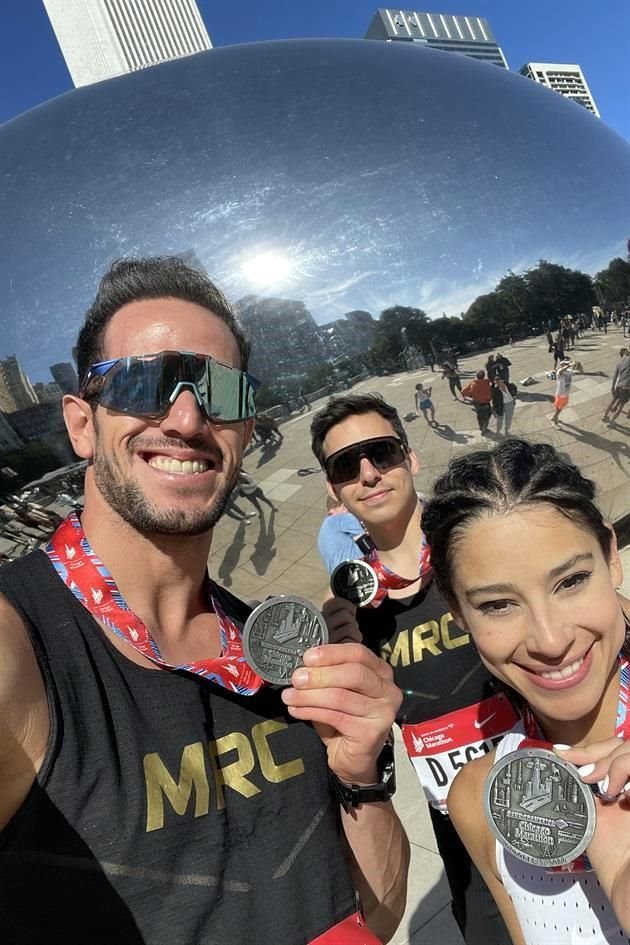 Omar Gameros, Raúl Castruita y  María Emilia Martínez