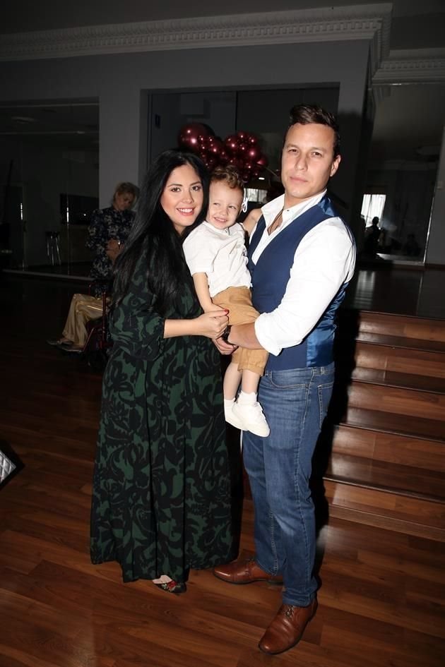 Mireya García, Daniel Sánchez García y Daniel Sánchez