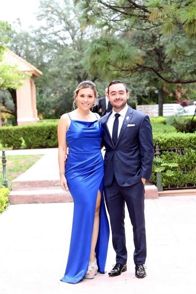 Ana Izza González y Carlos Palma