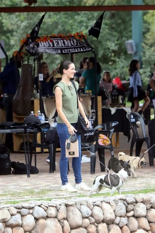 Ana Sofía García de Cantú y 'Bimba'