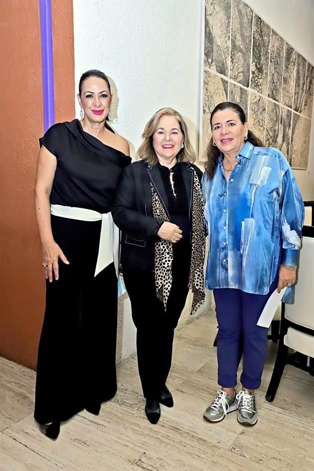 Shulamith Serur de Sherem, Liliana Melo de Sada y Lupita Suárez
