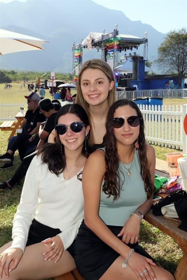 Karla Carrillo, Valeria Garza y Paulina Elizalde