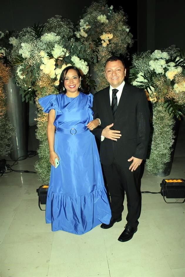 Olivia Noriega y Óscar Martínez
