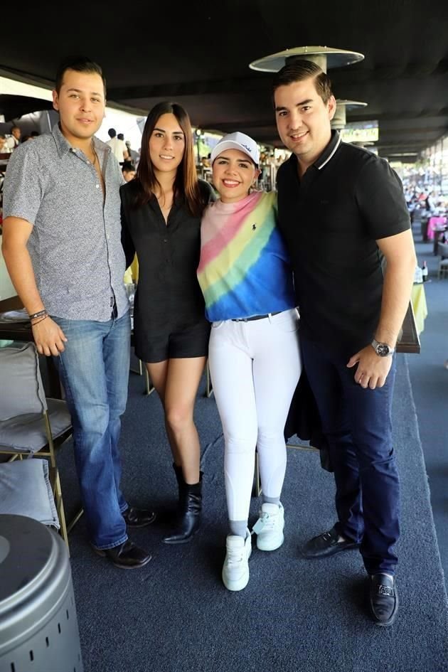 Óscar Jiménez, Cecilia García, Katia Treviño y Américo Guajardo