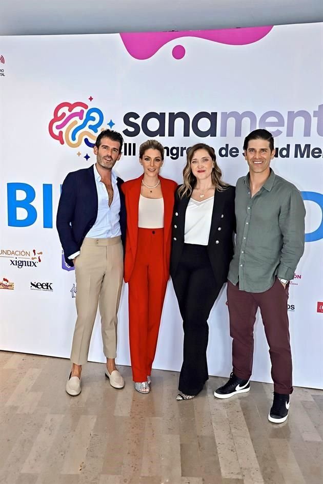 Ruly González, Alejandra Treviño, Carolina Elosúa y Alberto Martínez