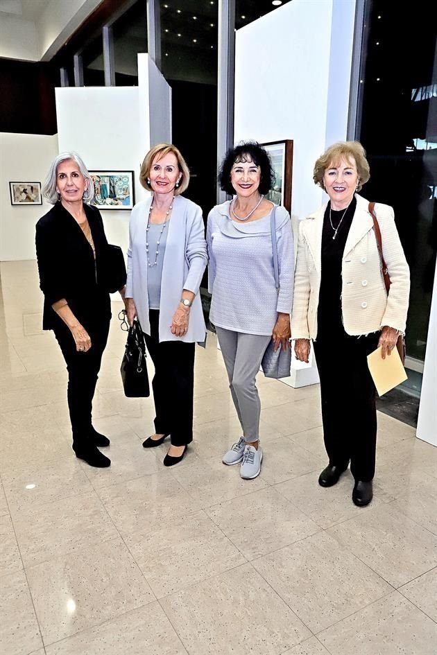 María Teresa Elizondo de González, Olga Gracia de Gamboa, Paulina Treviño de Morales y Lily García de Von Bertrab