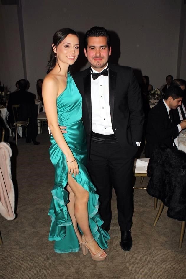 Daniela Villegas y Francisco Garza