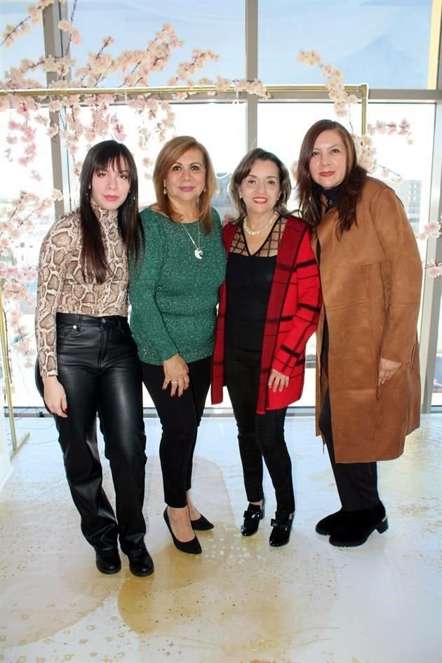 Sofía Hernández Gallardo, Elsa Gallardo Garza, María Guadalupe Flores Castruita y María Guadalupe Gallardo Garza