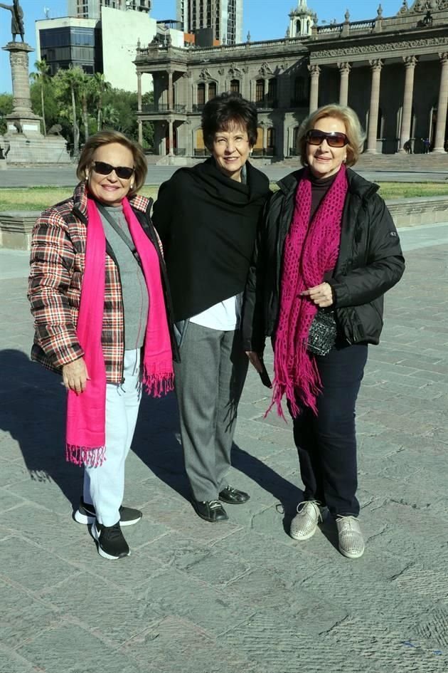 Clementina Guerrero, Minerva Quintanilla y Alicia Sepúlveda