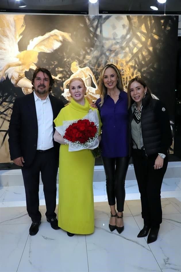 Jorge Gama, Lucila Araico, Lorena Gama y Alejandra Gama de Herrera