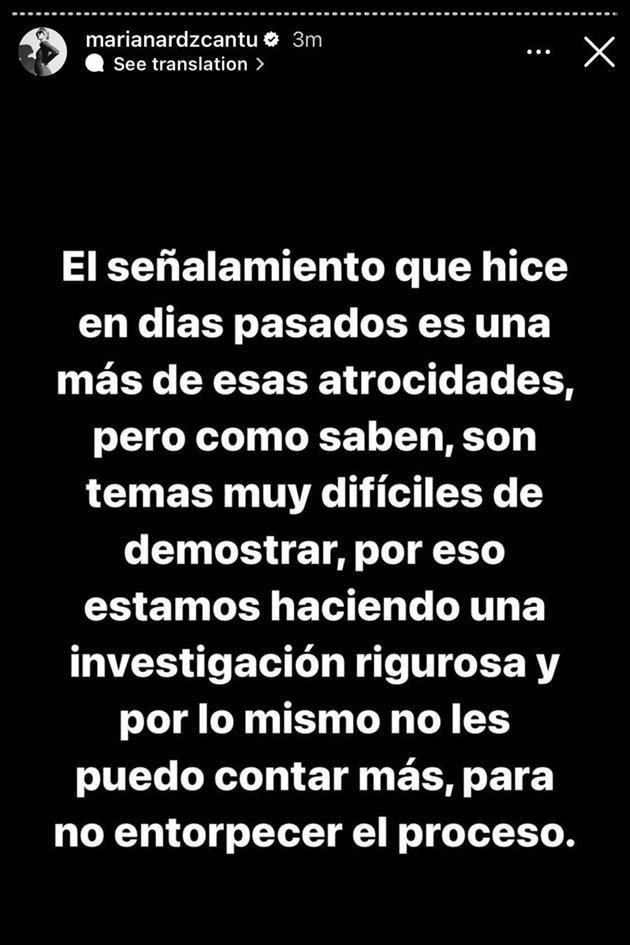 Sin mencionar explícitamente la venta de niños, Rodríguez reitera que lo que afirmó en días pasados al respecto es una de las atrocidades que están investigando.