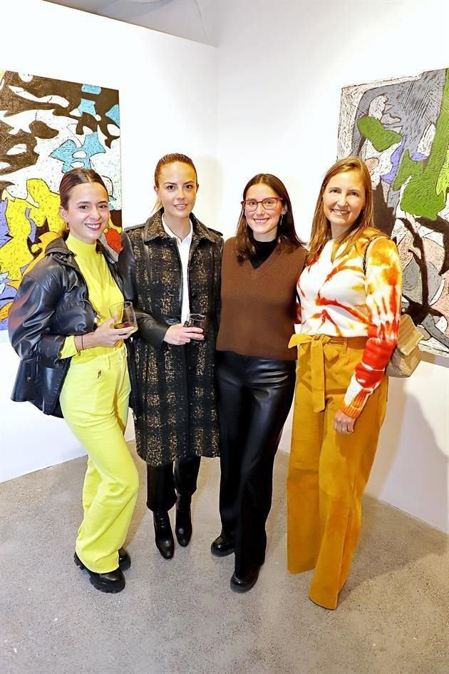 Alexia González, Alexa Garza, Eugenia Villarreal y Alejandra Cortés