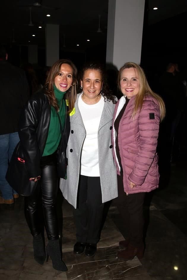 Claudia Valdés, Gaby Zermeño y Blanca Guerra