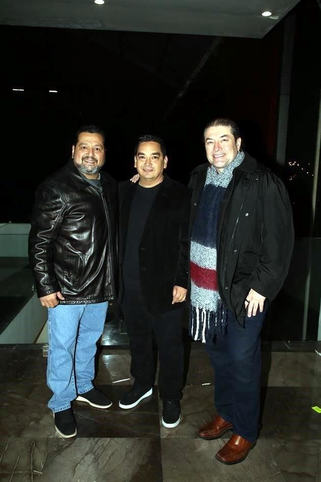 Mario Rodríguez, David Leal y Polo Espinosa