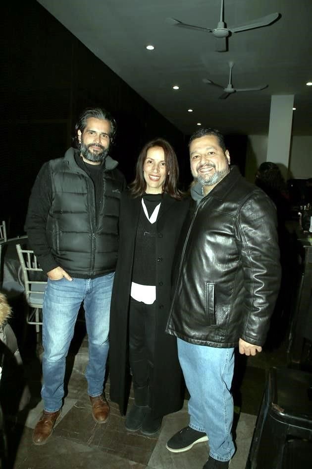 Eugenio Guzmán, Belinda Arizpe y Mario Rodríguez