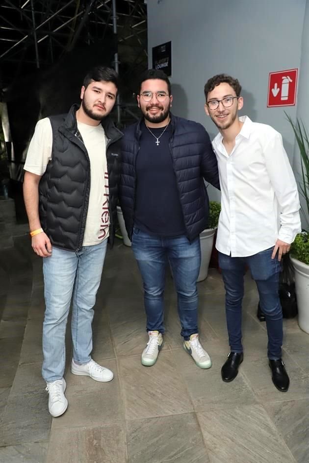 Patricio Romo, Jorge Romo y Julio Ballesteros