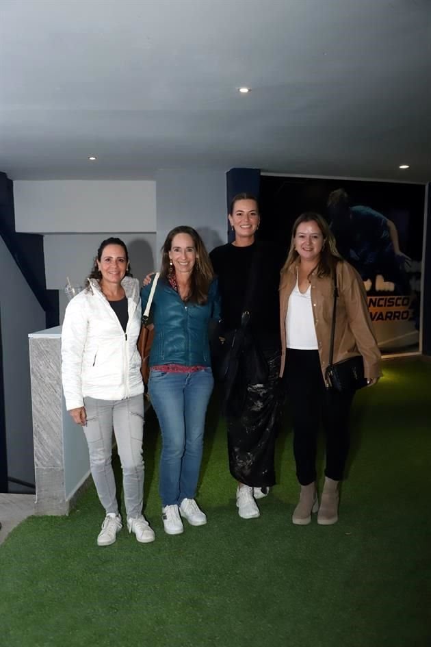 Mirna Pérez, Graciela Muñoz, Alejandra Ramírez y Alejandra de la Llave